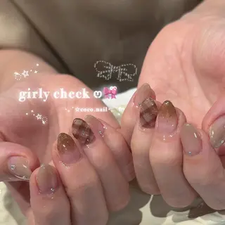 ネイル lili.nail y2k/長さ出しのネイルデザイン