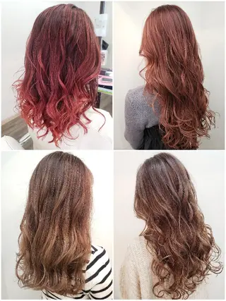 カラー ロング ダブルカラーモデル☆ SHUNYAのヘアスタイル