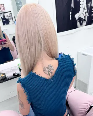 ロング 家田 竜のヘアスタイル