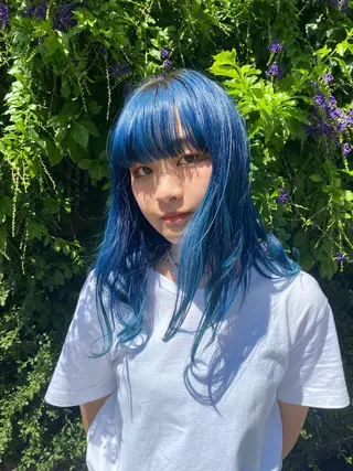 ミディアム カラー うる艶カラー /縮毛矯正✨レオンのヘアスタイル