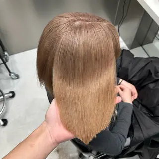 ミディアム カラー ✨髪質改善艶カラー✨ リュウトのヘアスタイル