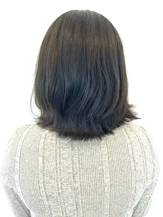 ミディアム カラー 伊藤 さやかのヘアスタイル