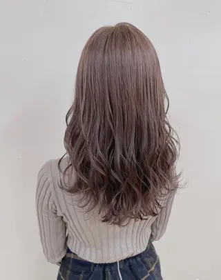 ロング カラー ☁️グレージュカラー TAKUYA☁️のヘアスタイル