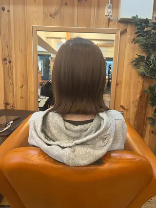 ミディアム ⚪️髪質改善 縮毛 店長 コウ⚪️のヘアスタイル