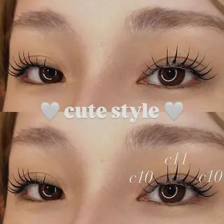 マツエク・マツパ MODEk's TESORO柿崎流依のマツエク・マツパデザイン