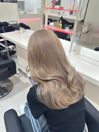 ロング カラー ヘアアレンジ 🎀 yuuka🎀のヘアスタイル