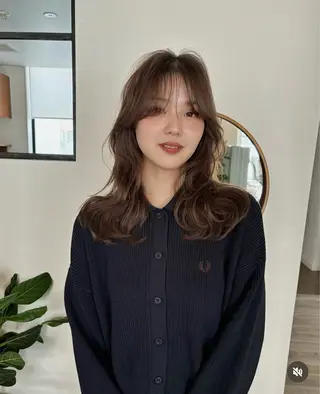ミディアム パーマ ミディアムヘア Chifumiのヘアスタイル