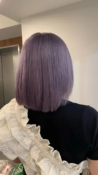 セミロング カラー momoka Jr.stylistのヘアスタイル