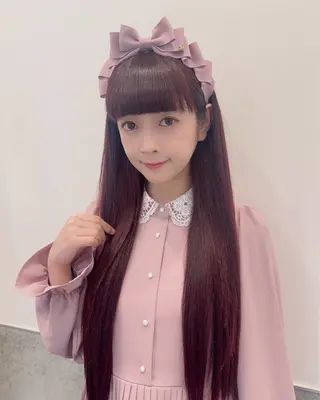 ロング カラー 💗ガーリーヘア🎀 saki💗のヘアスタイル