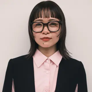 ミディアム カラー パーマ/透明感カラー 元町🌱takutoのヘアスタイル