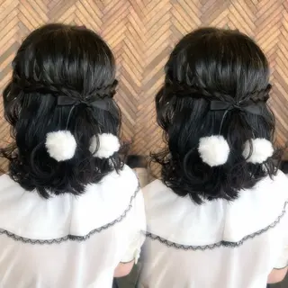 ミディアム サナ/ 秋葉原ヘアメのヘアスタイル