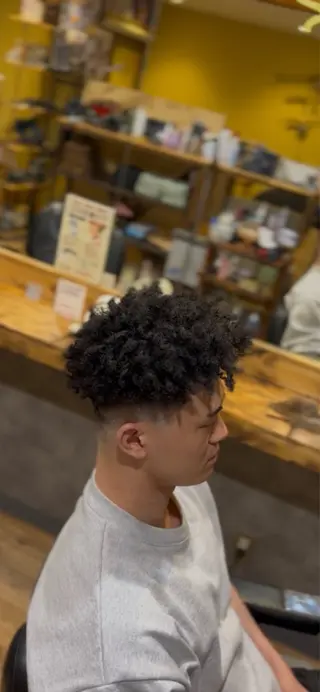 ショート パーマ メンズ カット・パーマモデル 募集中！橋爪　巧のヘアスタイル