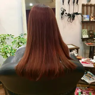 セミロング ロング カラー 西川 ヒロキのヘアスタイル