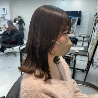 ミディアム 山崎結菜 髪質改善💎のヘアスタイル