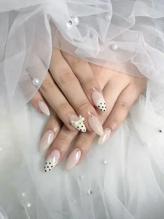 ネイル 💖長さ出し＆ワンホ ンネイルaya💖のネイルデザイン