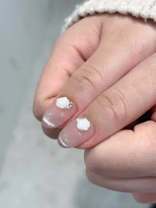 ネイル 🩰ミキ/韓国♡ 大人girlyネイルのネイルデザイン