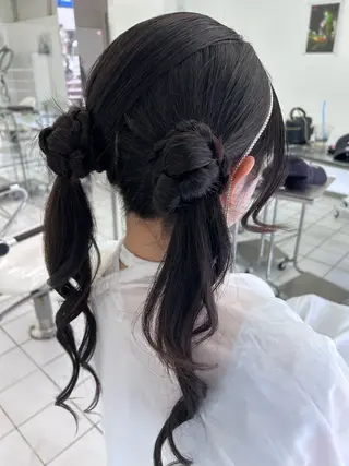 ヘアアレンジ ❄️透明感カラー❄️ メンズ✂️TOWAのヘアスタイル
