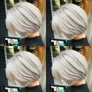 ショート ✨縮毛矯正✖︎顔周り レイヤー✨ナカムラのヘアスタイル