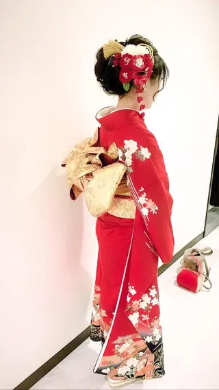 セミロング Delight ヘアメイク着付けのヘアスタイル