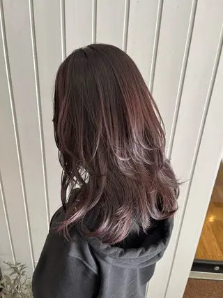 セミロング 田中 結月のヘアスタイル