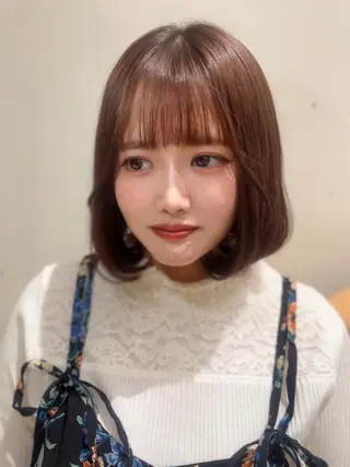 ミディアム カラー 銀座/カラー 🎀momo🎀のヘアスタイル