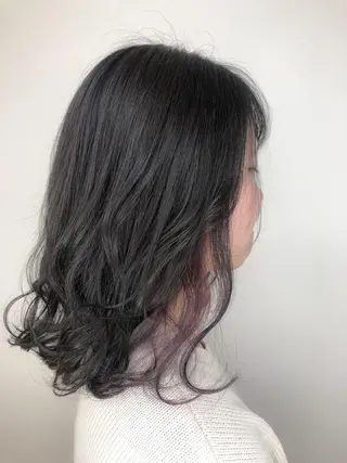 ミディアム カラー 【透明感、艶髪】西村 有司のヘアスタイル