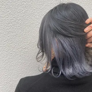 ミディアム カラー 自宅での再現性👌 溝の口/中裕樹のヘアスタイル