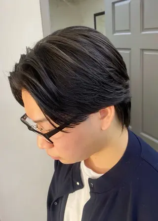 ミディアム メンズ kureha /フェードカットのヘアスタイル