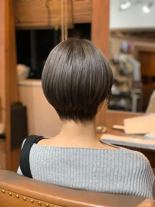 ショート 武田尚子🌸 自然に仕上がる矯正のヘアスタイル