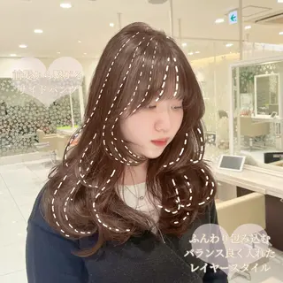 ロング 中韓𝐌𝐈𝐗🩶 𝐘𝐔𝐊𝐀のヘアスタイル