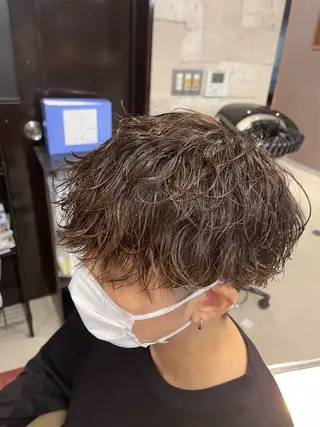 ショート パーマ メンズ メンズ特化美容師 大貫友也のヘアスタイル
