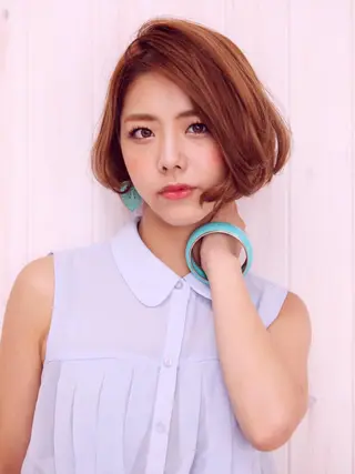 ショート カラー 吉祥寺aivee 若手注目スタッフのヘアスタイル