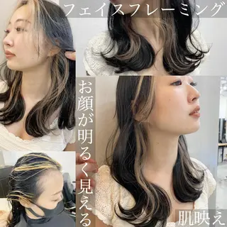 セミロング カラー 北間 寛哉のヘアスタイル