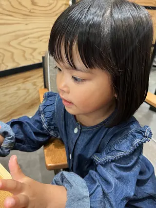 ショート メンズ キッズ 久木原 ゆりのヘアスタイル