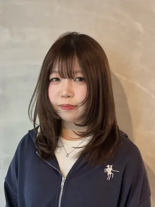 セミロング 「似合わせ/髪質改善 《ワタル》」のヘアスタイル