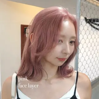 ミディアム カラー 🌈艶ハイトーン🌈 心を込めます🤝涼介のヘアスタイル