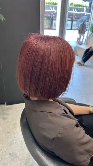 ショート カラー SALOWIN高崎所属・縮毛矯正・髪質改善 鈴木悠太/当日OK✨のヘアスタイル