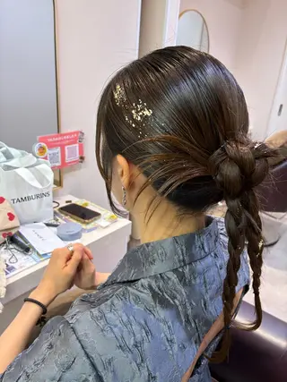 ヘアアレンジ 縮毛矯正/アレンジ FACE。ゆのんのヘアスタイル