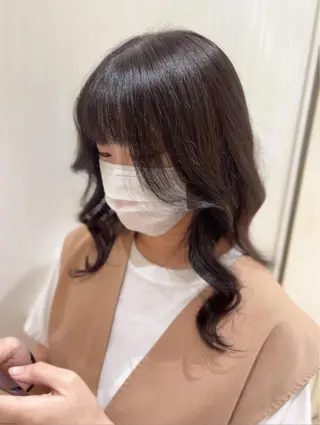セミロング 銀座/カラー 🎀momo🎀のヘアスタイル