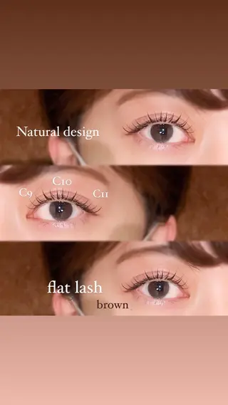 マツエク・マツパ 新潟アイリスト 💞erina💞のマツエク・マツパデザイン