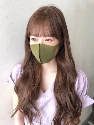 ロング ✨透明感ケアカラー✨ 長野ゆきなのヘアスタイル