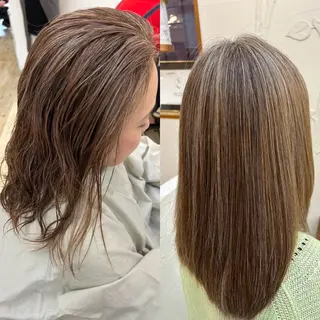 ロング 神谷 千明のヘアスタイル