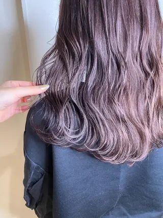 セミロング カラー ヘアアレンジ ネイル マツエク・マツパ 透明感カラー🫧ヘア セット🫧松本菜月の眉毛・アイブロウイメージ