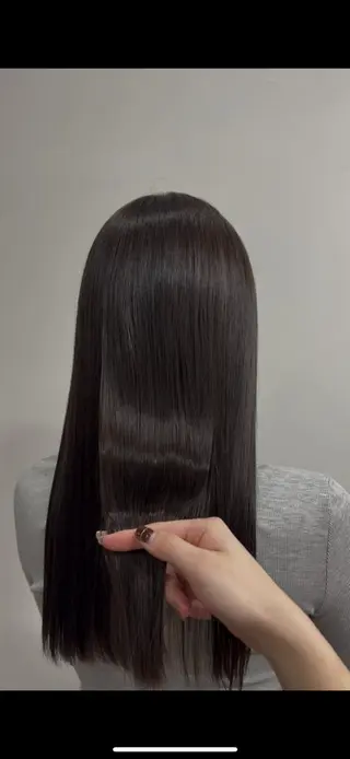 ロング カラー ルプラボウ/ 内藤ほのか/艶カラーのヘアスタイル