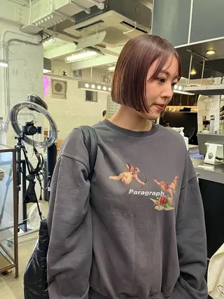 ショート カラー eri kinjoのヘアスタイル