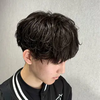 ショート パーマ メンズ 【メンズ特化】 池田大成✂︎のヘアスタイル