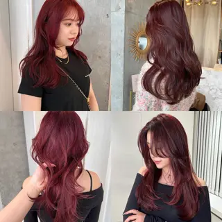 カラー 韓国レイヤー🇰🇷 🤍🎀honokaのヘアスタイル