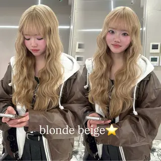 ロング カラー GEM/ハイトーン /名駅/kanaeのヘアスタイル