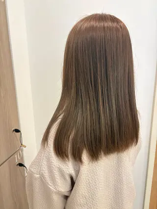カラー ルプラボウ すぎやまみほのヘアスタイル
