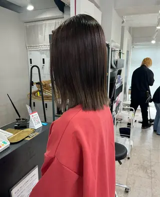 ミディアム カラー 💙 Tomoka💜のヘアスタイル